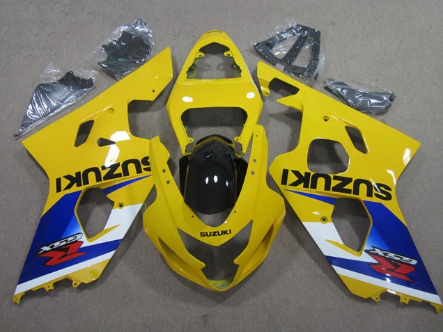 Amarillo Azul Carenado Suzuki GSXR 600 K4 2004-2005 Amarillo Azul Carenado Suzuki GSXR 600 K4 2004-2005