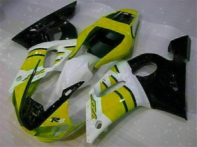 Amarillo Blanco Carenado Yamaha R6 1998-2002 Amarillo Blanco Carenado Yamaha R6 1998-2002