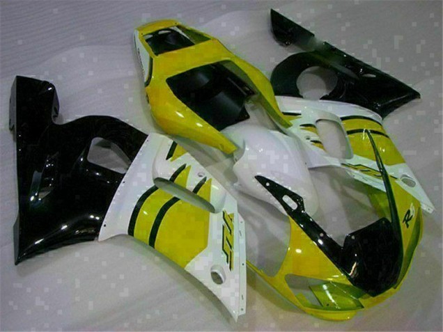 Amarillo Blanco Carenado Yamaha R6 1998-2002 Amarillo Blanco Carenado Yamaha R6 1998-2002