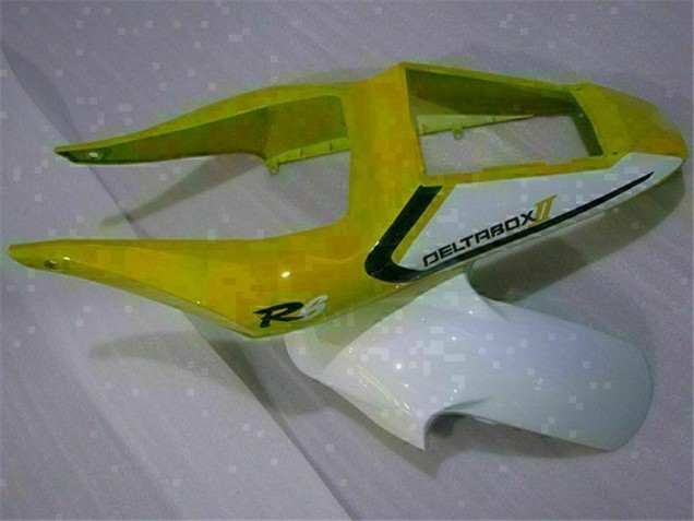 Amarillo Blanco Carenado Yamaha R6 1998-2002 Amarillo Blanco Carenado Yamaha R6 1998-2002