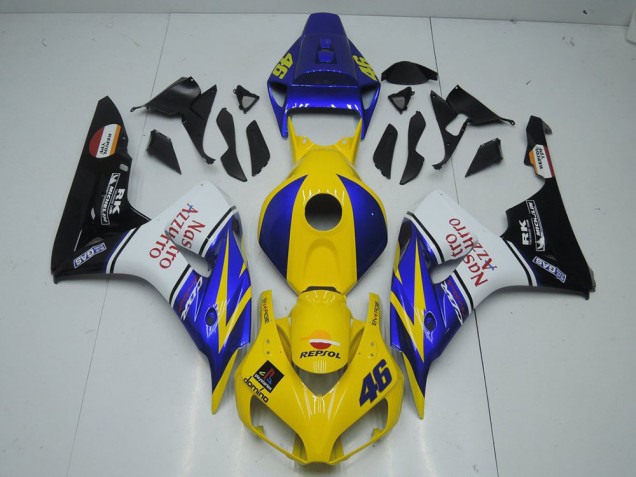 Amarillo Nastro Carenado Honda CBR 1000 RR 2006-2007 Amarillo Nastro Carenado Honda CBR 1000 RR 2006-2007