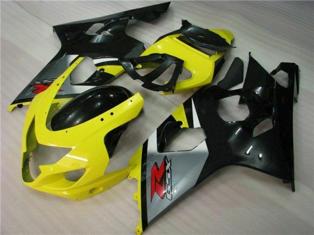 Amarillo Negro ABS Carenado Suzuki GSXR 600 / 750 K4 2004-2005 Amarillo Negro ABS Carenado Suzuki GSXR 600 / 750 K4 2004-2005
