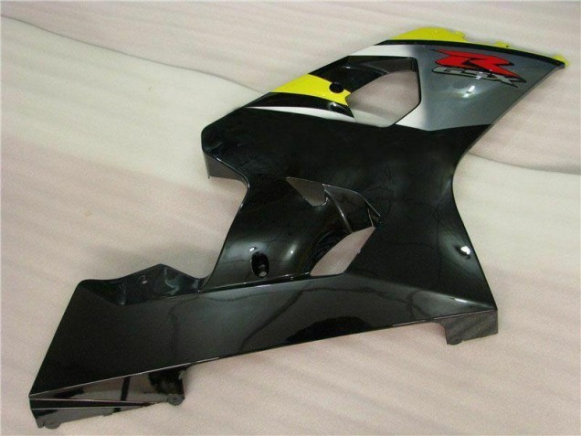 Amarillo Negro ABS Carenado Suzuki GSXR 600 / 750 K4 2004-2005 Amarillo Negro ABS Carenado Suzuki GSXR 600 / 750 K4 2004-2005