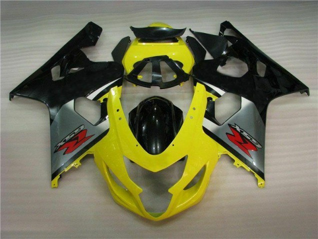 Amarillo Negro ABS Carenado Suzuki GSXR 600 / 750 K4 2004-2005 Amarillo Negro ABS Carenado Suzuki GSXR 600 / 750 K4 2004-2005