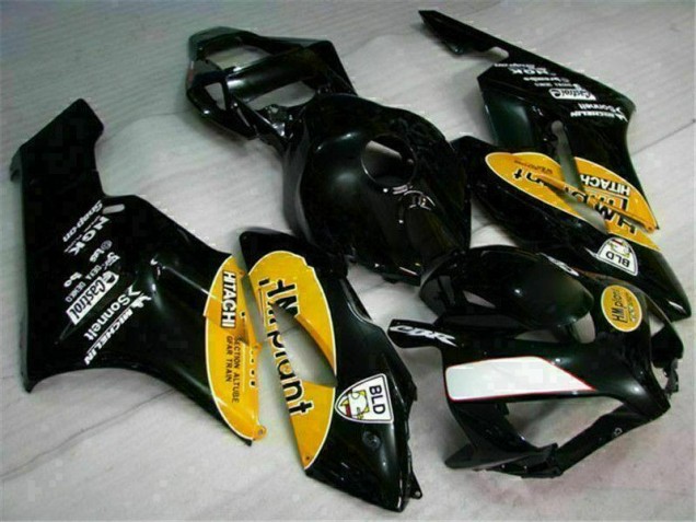 Amarillo Negro Carenado Honda CBR 1000 RR 2004-2005 Amarillo Negro Carenado Honda CBR 1000 RR 2004-2005