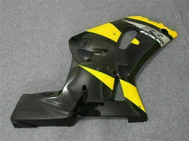 Amarillo Negro Carenado & Plástico Suzuki GSXR 600 / 750 K1 K2 K3 2001-2003 Amarillo Negro Carenado & Plástico Suzuki GSXR 600 / 750 K1 K2 K3 2001-2003