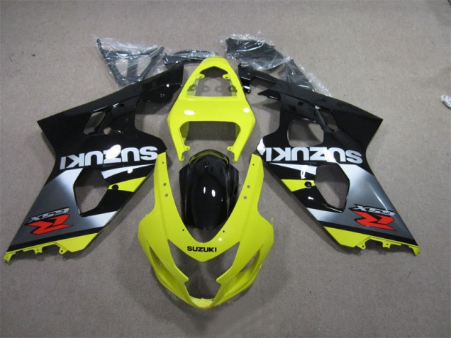 Amarillo Negro Carenado Suzuki GSXR 600 K4 2004-2005 Amarillo Negro Carenado Suzuki GSXR 600 K4 2004-2005