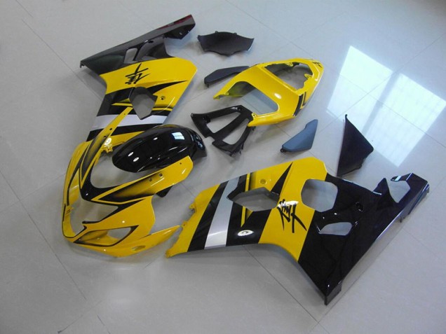 Amarillo Negro Carenado Suzuki GSXR 750 K4 2004-2005 Amarillo Negro Carenado Suzuki GSXR 750 K4 2004-2005