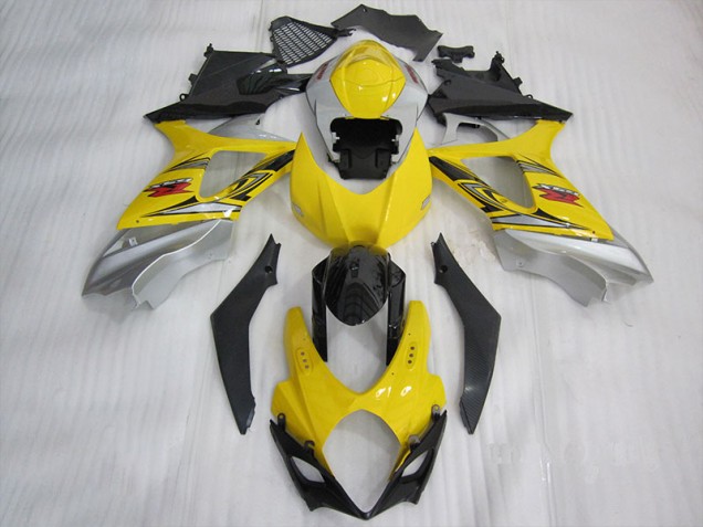 Amarillo Negro Carenados Suzuki GSXR 1000 K7 2007-2008 Amarillo Negro Carenados Suzuki GSXR 1000 K7 2007-2008