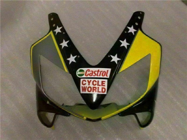 Amarillo Negro Castrol Cycle World Carenado Honda CBR 600 F4i 2001-2003 Amarillo Negro Castrol Cycle World Carenado Honda CBR 600 F4i 2001-2003