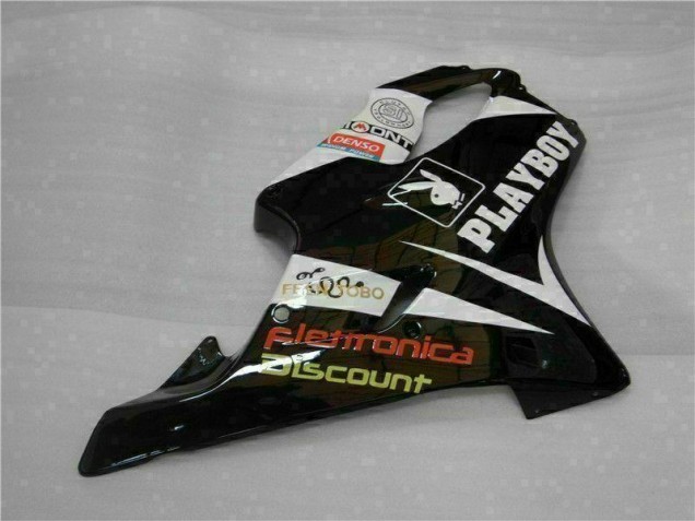 Amarillo Plata Negro Playboy Carenado Honda CBR 600 F4i 2001-2003 Amarillo Plata Negro Playboy Carenado Honda CBR 600 F4i 2001-2003