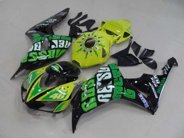 Amarillo Verde Rossi Carenado Honda CBR 1000 RR 2006-2007 Amarillo Verde Rossi Carenado Honda CBR 1000 RR 2006-2007
