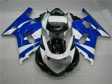 Azul ABS Kits Carenado Suzuki GSXR 600 / 750 K1 K2 K3 2001-2003