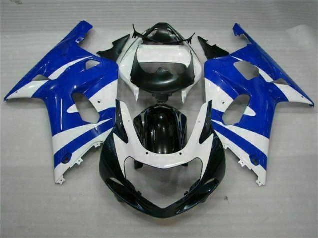 Azul ABS Kits Carenado Suzuki GSXR 600 / 750 K1 K2 K3 2001-2003