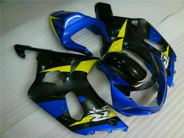 Azul ABS Plástica Suzuki GSXR 600 / 750 K1 K2 K3 2001-2003 Azul ABS Plástica Suzuki GSXR 600 / 750 K1 K2 K3 2001-2003
