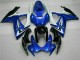 Azul ABS Plástica Suzuki GSXR 600 / 750 K6 2006-2007 Azul ABS Plástica Suzuki GSXR 600 / 750 K6 2006-2007