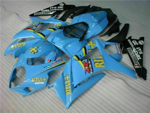 Azul ABS Plástico Suzuki GSXR 1000 K7 2007-2008 Azul ABS Plástico Suzuki GSXR 1000 K7 2007-2008