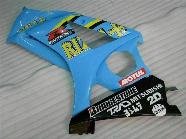Azul ABS Plástico Suzuki GSXR 1000 K7 2007-2008 Azul ABS Plástico Suzuki GSXR 1000 K7 2007-2008