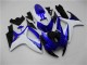 Azul Blanco ABS Kits Carenado Suzuki GSXR 600 / 750 K6 2006-2007