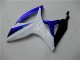 Azul Blanco ABS Kits Carenado Suzuki GSXR 600 / 750 K6 2006-2007