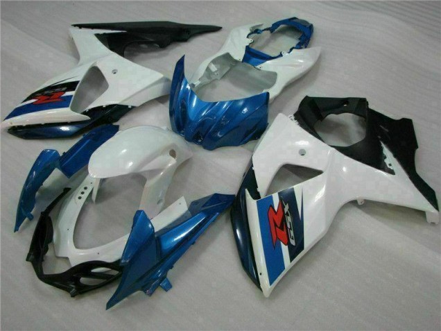 Azul Blanco ABS Plástica Suzuki GSXR 1000 K9 2009-2016 Azul Blanco ABS Plástica Suzuki GSXR 1000 K9 2009-2016