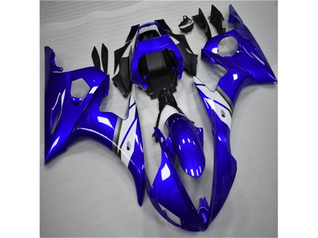 Azul Blanco ABS Plástica Yamaha R6 2003-2005