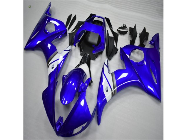 Azul Blanco ABS Plástica Yamaha R6 2003-2005