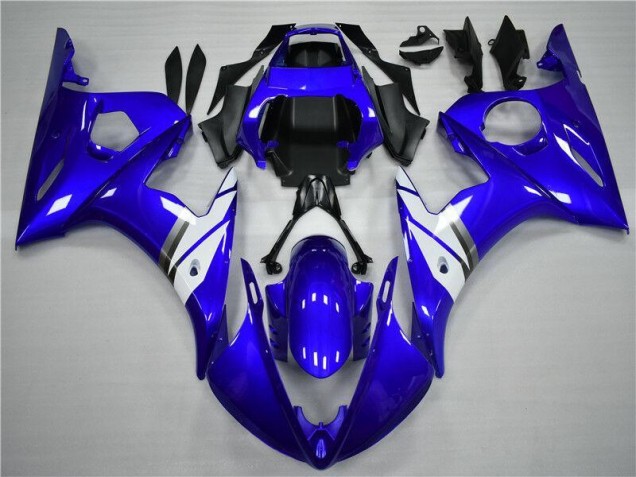 Azul Blanco ABS Plástica Yamaha R6 2003-2005
