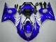 Azul Blanco ABS Plástica Yamaha R6 2003-2005