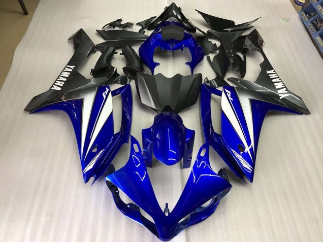 Azul Blanco ABS Plástico Yamaha R1 2007-2008 Azul Blanco ABS Plástico Yamaha R1 2007-2008