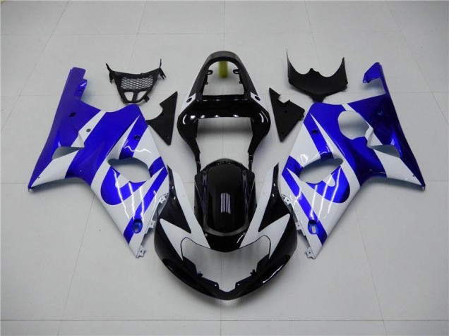Azul Blanco Carenado Suzuki GSXR 1000 K1 2000-2002 Azul Blanco Carenado Suzuki GSXR 1000 K1 2000-2002