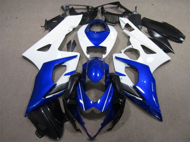 Azul Blanco Carenado Suzuki GSXR 1000 K5 2005-2006 Azul Blanco Carenado Suzuki GSXR 1000 K5 2005-2006