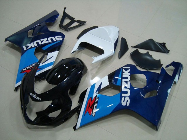 Azul Blanco Carenado Suzuki GSXR 750 K4 2004-2005 Azul Blanco Carenado Suzuki GSXR 750 K4 2004-2005