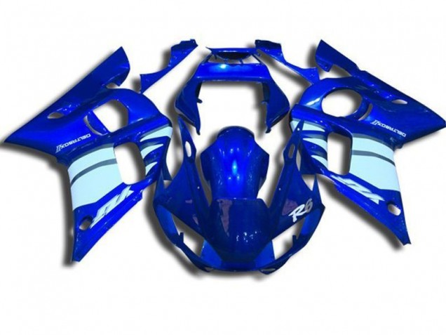 Azul & Blanco Carenado Yamaha R6 1998-2002 Azul & Blanco Carenado Yamaha R6 1998-2002