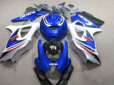 Azul Blanco Carrocería Suzuki GSXR 1000 K7 2007-2008