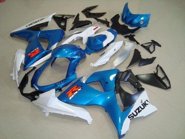 Azul & Blanco Estilo OEM Carenados Suzuki GSXR 1000 K9 2009-2016 Azul & Blanco Estilo OEM Carenados Suzuki GSXR 1000 K9 2009-2016