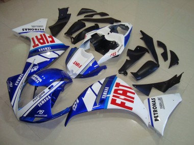 Azul Blanco Fiat Carenado Yamaha R1 2009-2011