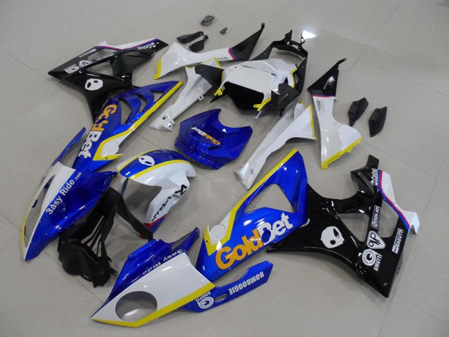 Azul Blanco GoldBet Kits Completo Carenado BMW S1000RR 2009-2014 Azul Blanco GoldBet Kits Completo Carenado BMW S1000RR 2009-2014