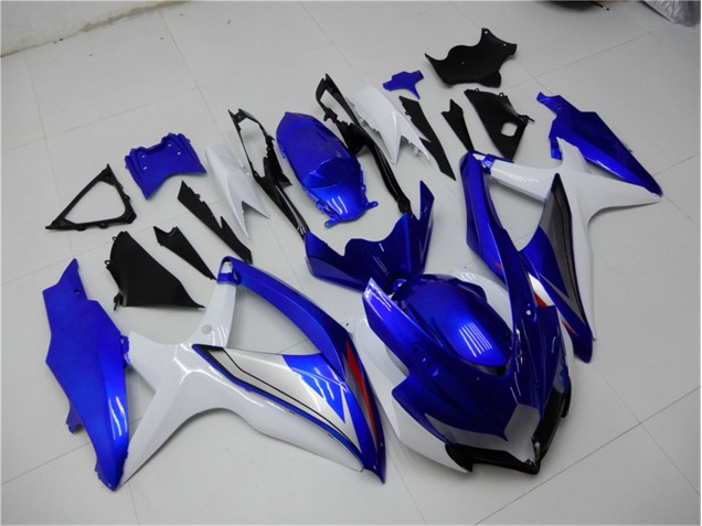 Azul Blanco Kit Completo Carenado Suzuki GSXR 600 / 750 K8 2008-2010 Azul Blanco Kit Completo Carenado Suzuki GSXR 600 / 750 K8 2008-2010