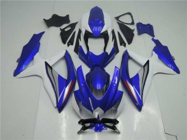 Azul Blanco Kit Completo Carenado Suzuki GSXR 600 / 750 K8 2008-2010