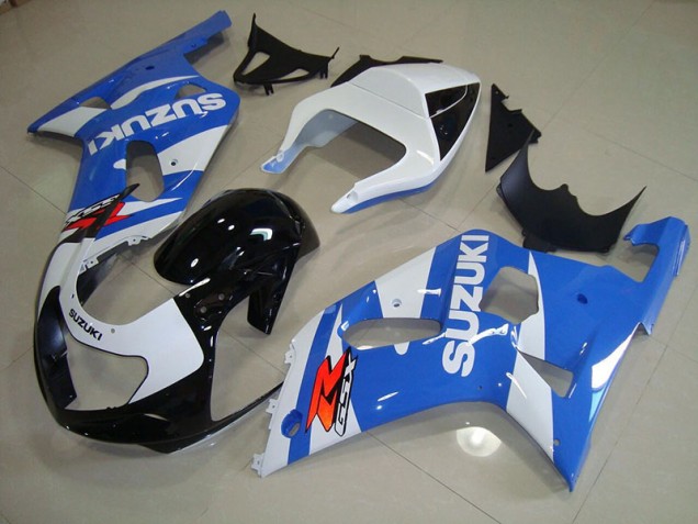 Azul Blanco Kits ABS Carenado Suzuki GSXR 750 K1 K2 K3 2001-2003 Azul Blanco Kits ABS Carenado Suzuki GSXR 750 K1 K2 K3 2001-2003