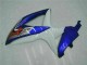 Azul Blanco Kits Carenado Suzuki GSXR 600 / 750 K8 2008-2010