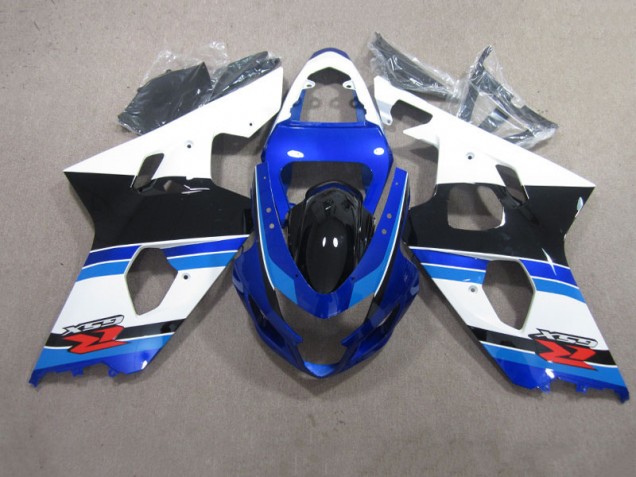 Azul Blanco Kits Completo Carenado ABS Suzuki GSXR 600 K4 2004-2005 Azul Blanco Kits Completo Carenado ABS Suzuki GSXR 600 K4 2004-2005