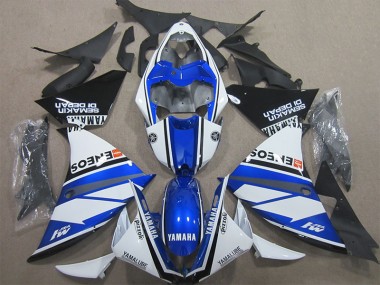 Azul Blanco Kits Completo Carenado ABS Yamaha R1 2009-2011