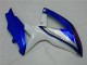 Azul Blanco Kits Completo Carenado Suzuki GSXR 600 / 750 K8 2008-2010