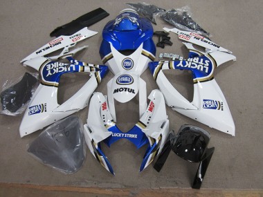 Azul Blanco Lucky Strike Motul Carenado Suzuki GSXR 750 K6 2006-2007