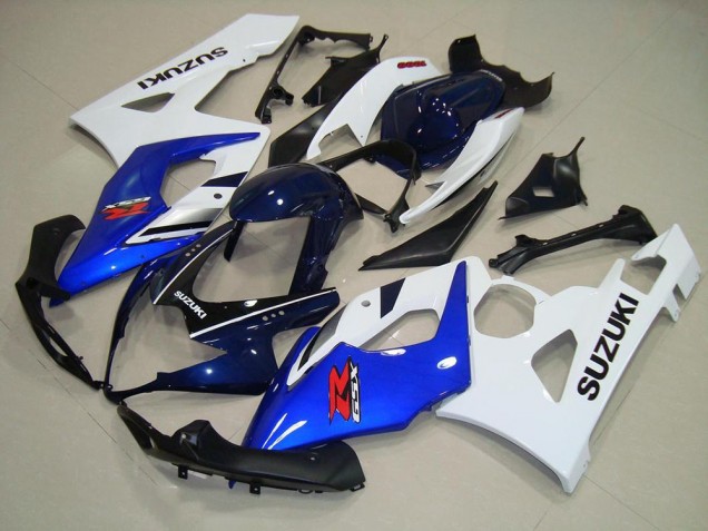 Azul Blanco Negro Carenado Suzuki GSXR 1000 K5 2005-2006 Azul Blanco Negro Carenado Suzuki GSXR 1000 K5 2005-2006