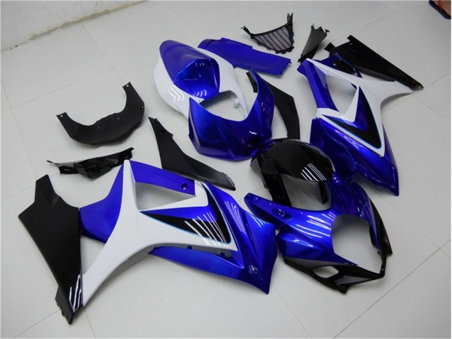 Azul Blanco Negro Carenado Suzuki GSXR 1000 K7 2007-2008 Azul Blanco Negro Carenado Suzuki GSXR 1000 K7 2007-2008
