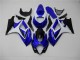 Azul Blanco Negro Carenado Suzuki GSXR 1000 K7 2007-2008 Azul Blanco Negro Carenado Suzuki GSXR 1000 K7 2007-2008