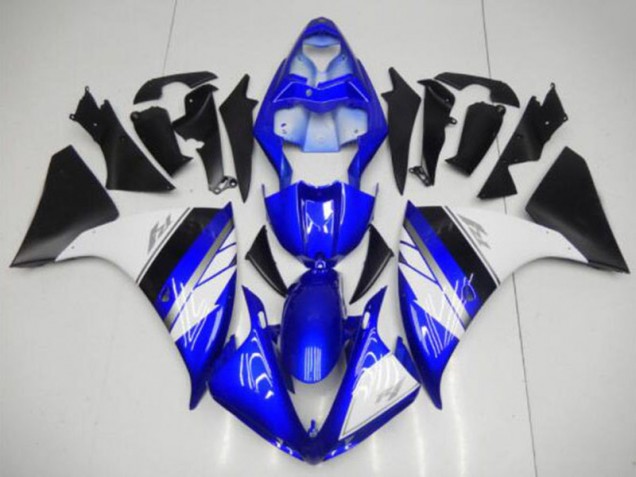 Azul Blanco Negro Carenado Yamaha R1 2009-2011 Azul Blanco Negro Carenado Yamaha R1 2009-2011